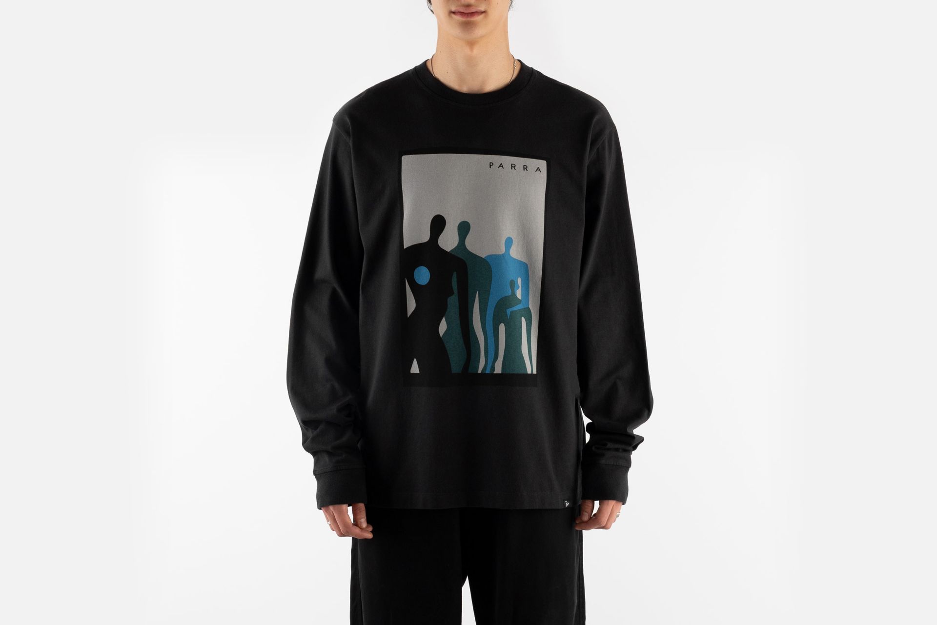 THE MUSEUM VISITOR★韓国★FULL PRINTING LONG SLEEVE (BLACK) The visitors long sleeve t-shirt – by Parra EU